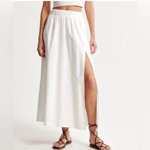 Abercrombie & Fitch Linen Blend Maxi